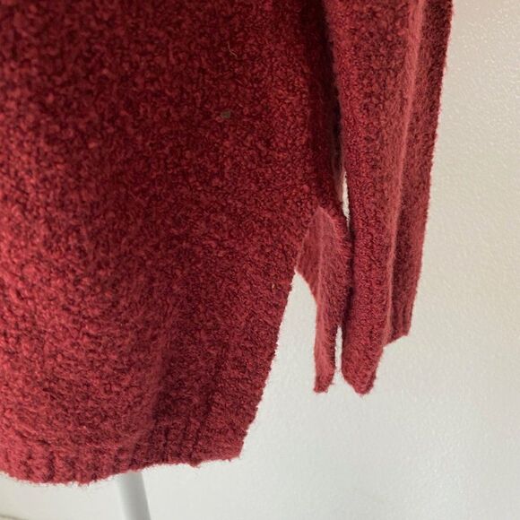 Caslon Nordstrom Red Syrah Chunky Cowl Neck Pullover Sweater SZ XS NWT - Picture 8 of 11